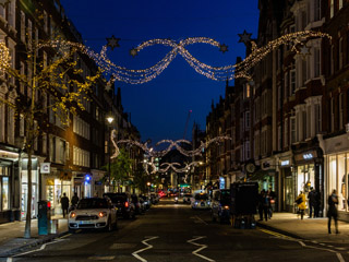 Christmas Lights Marylebone Village